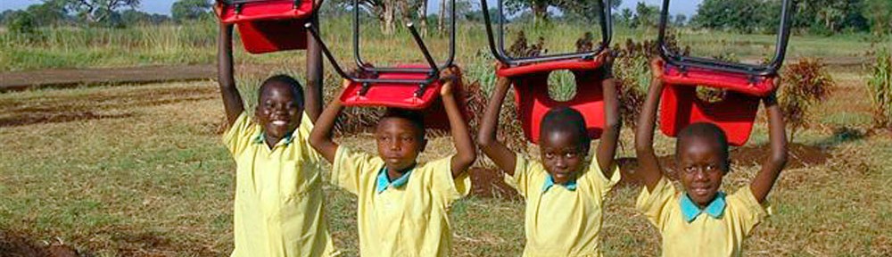 Pupils with school chairs